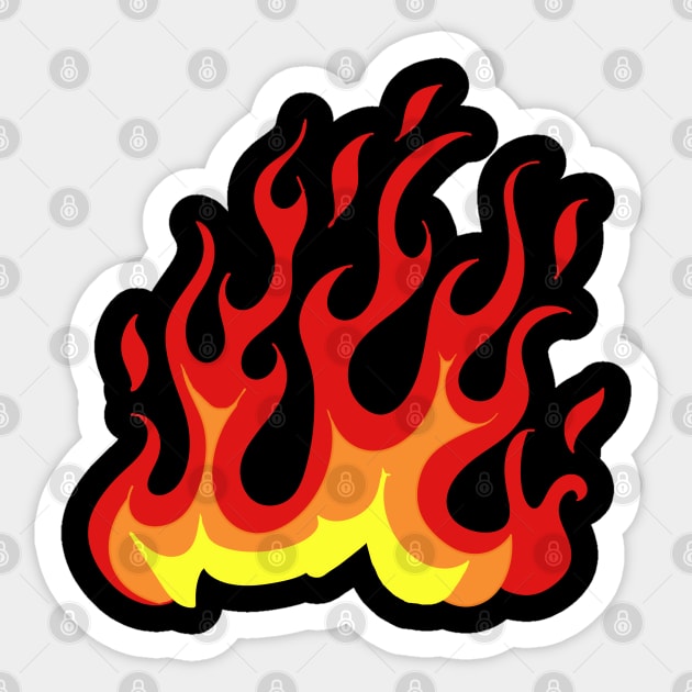 Ablaze Sticker by karenhappuchph@gmail.com